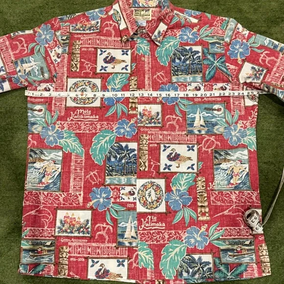 VTG Reyn Spooner Mele Kalikimaka 2006 Limited Christmas Hawaiian Shirt XL - Picture 6 of 6